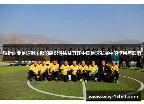 解析建业足球俱乐部的组织性质及其在中国足球发展中的作用与影响 解析建业足球俱乐部的组织性质及其在中国足球发展中的作用与影响